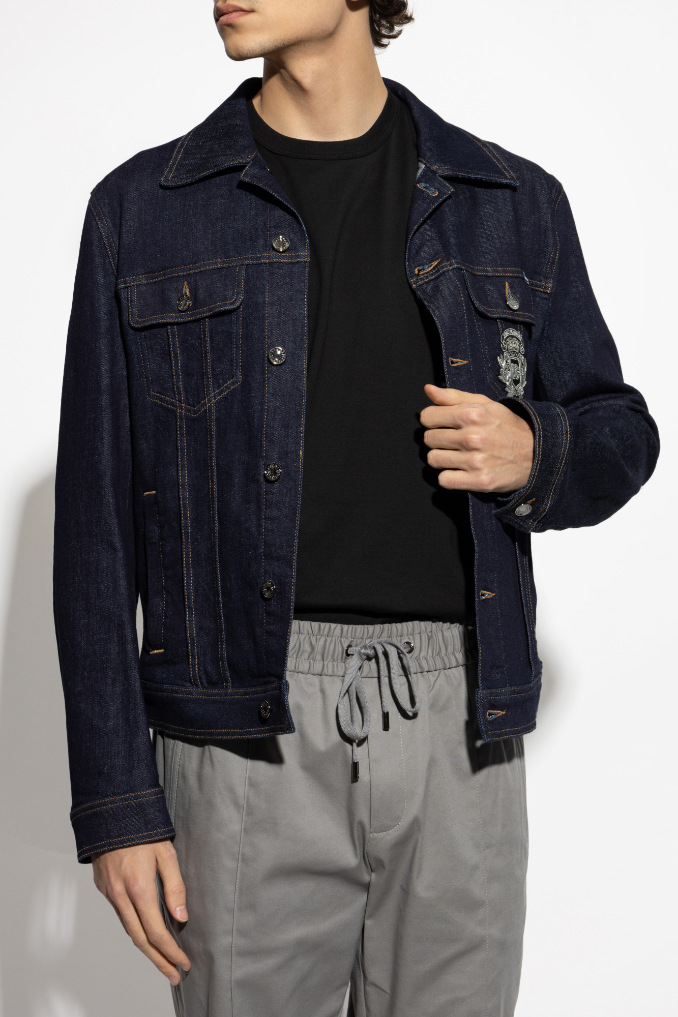 【関税＆送料込み】Dolce & Gabbana Jacket Clothing Dolce & Gabbana Leather Blouson Bomber Jacket | Sendegaro HK